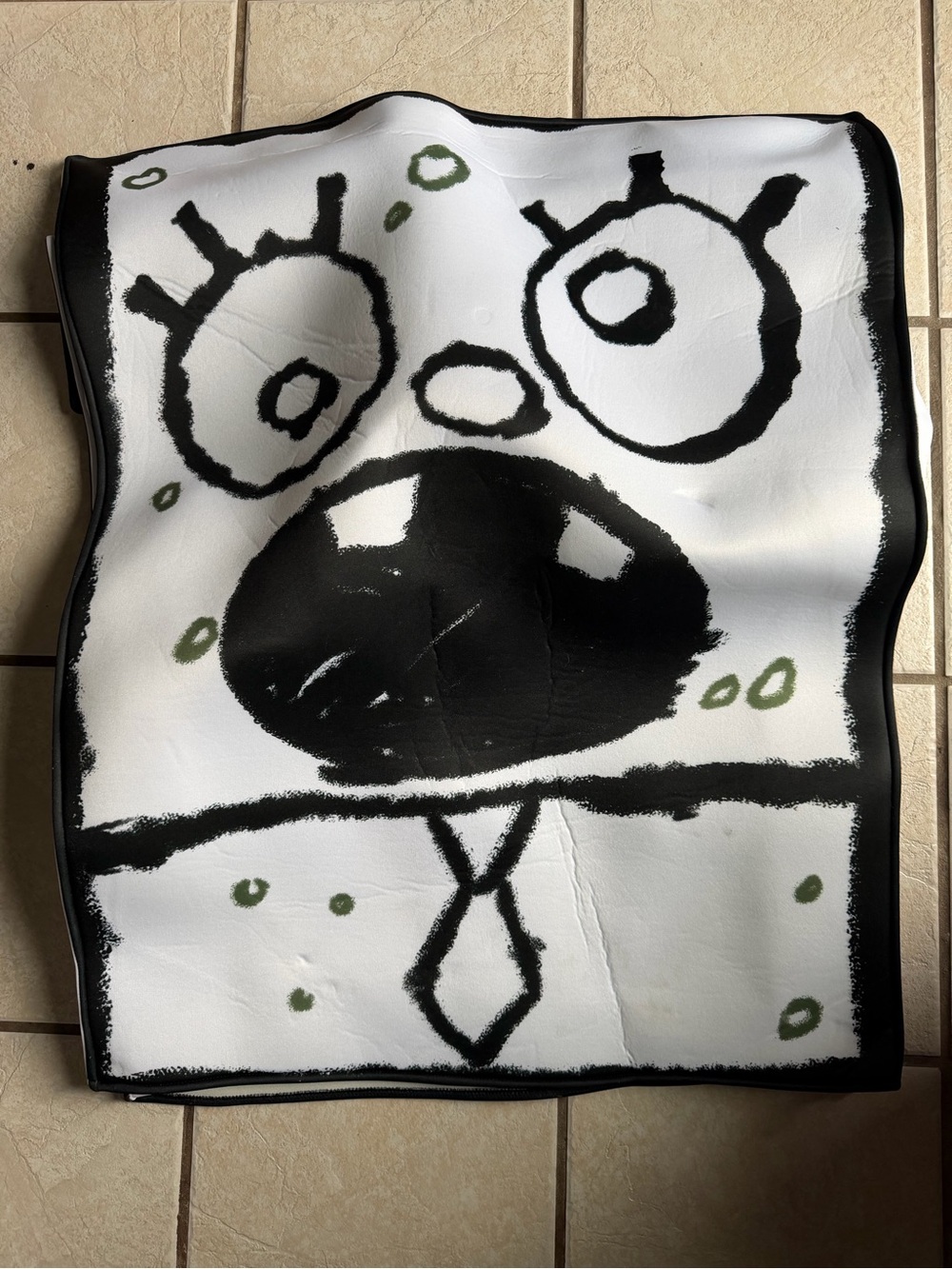 SpongeBob Squarepants Black & White Logo Tag